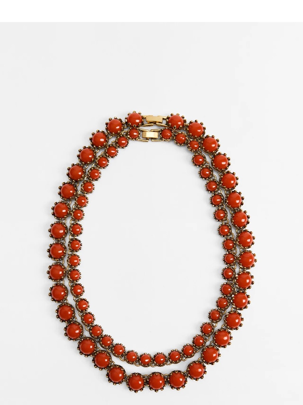 Zara Pack of 2 Resin Stone Necklaces